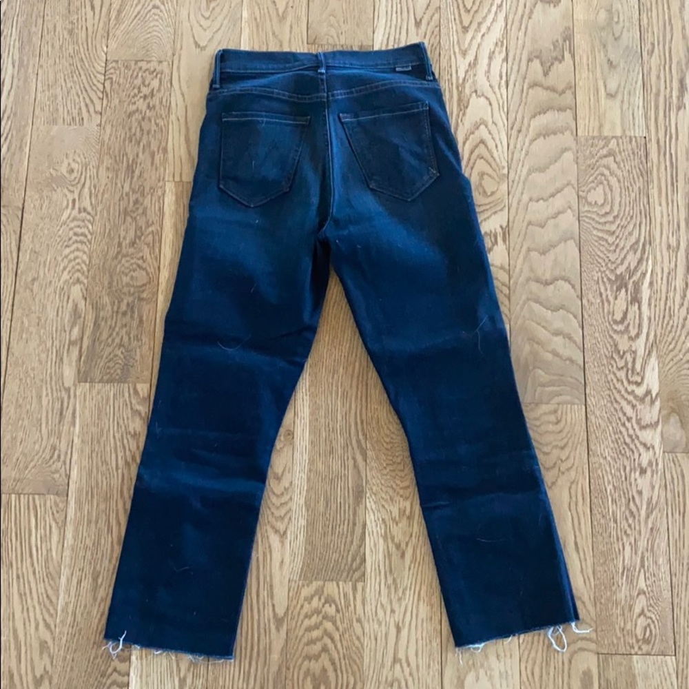 Mother The Rascal High Rise Straight Cropped Jeans - Picture 6 of 6